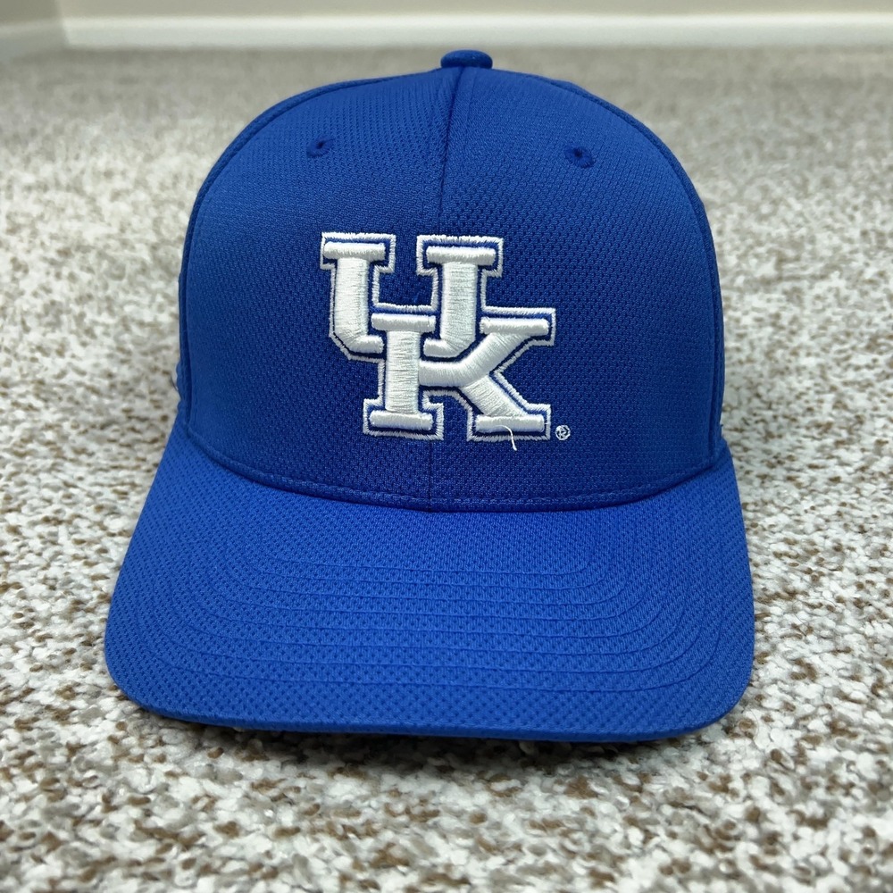 Kentucky Wildcats Hat Cap Flex Men Small Blue NCAA Softball Top Of World College